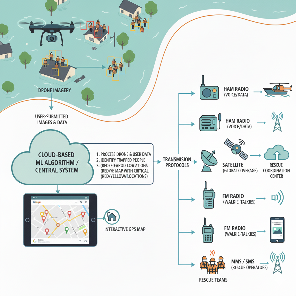 Cloud-Based Flood Detection Architecture
